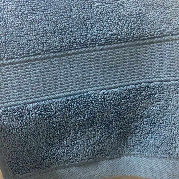 2 X $15 Charter Club 16" x 30" Hygro Cotton Hand Towel. Color: Carolina Blue - Picture 8 of 8